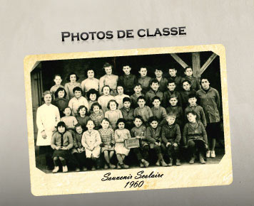 Anciennes photos de classes de l�Ecole de Bouchala